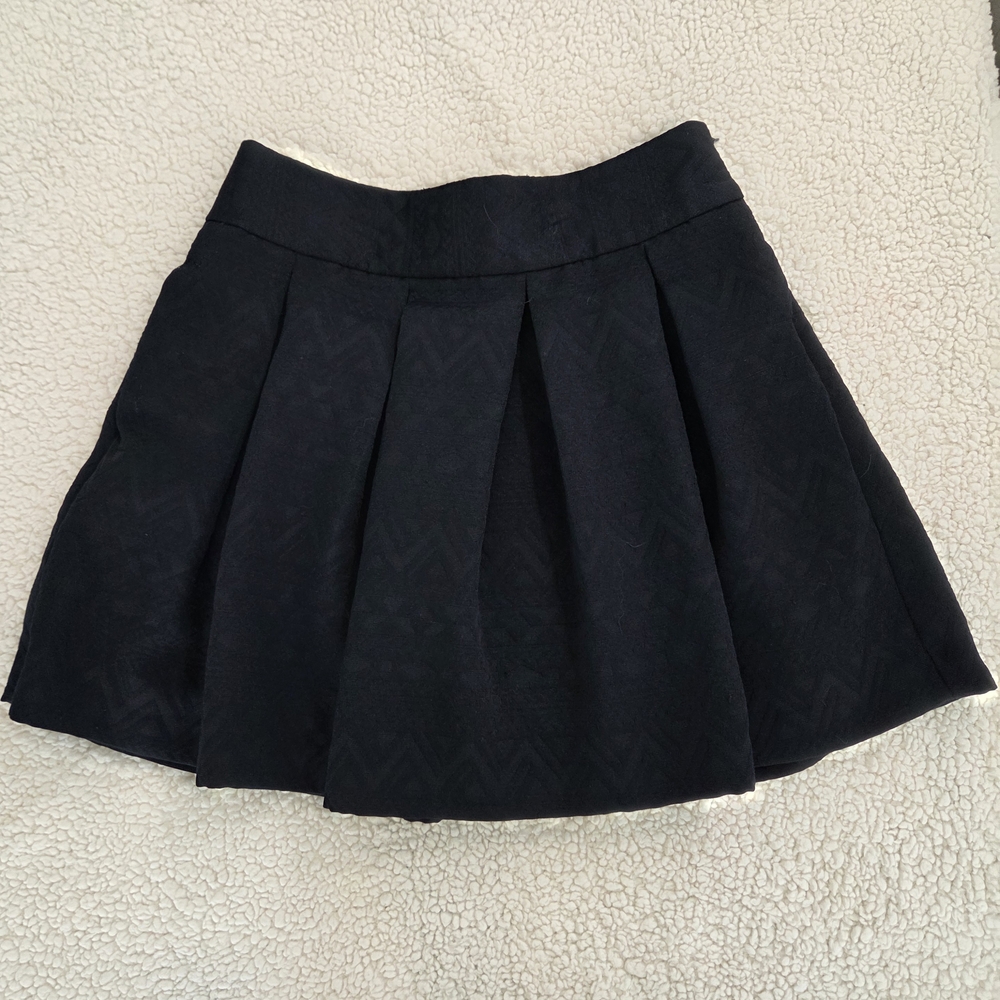 Banana Republic Dark Navy Skater‎ Skirt Women 2 School Girl Cute